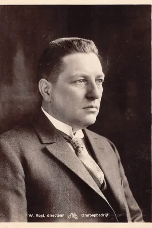 Rabat Hilversum AVRO W. Vogt Directeur AVRO Omroepbedrijf HC16368