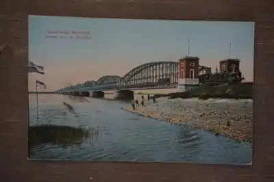Moerdijk Spoorbrug grootste brug van Nederland Oryginalny