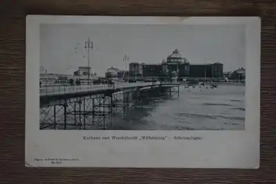 Scheveningen Kurhaus met Wandelhoofd Wilhelmina Oryginalny