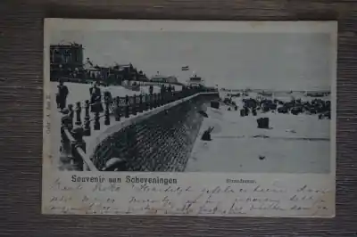 Oferta limitowana Scheveningen Souvenir aan Scheveningen strandmuur