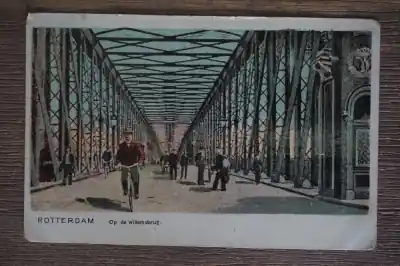 Rotterdam Op de Willemsbrug Wysoka jakość