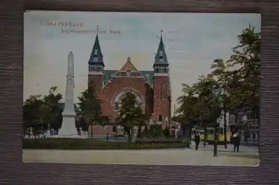 Den Haag Regentesseplein met kerk Darmowa dostawa
