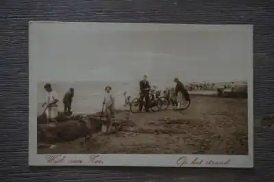 Wijk aan Zee Op het strand Oryginalny