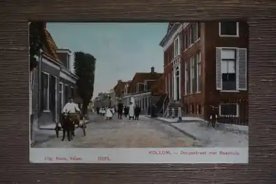 Kollum Dorpsstraat met Raadhuis Ekspresowa dostawa