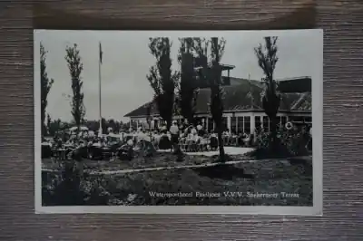 Sneek Watersporthotel paviljoen V.V.V. Snekermeer terras Wyprzedaż