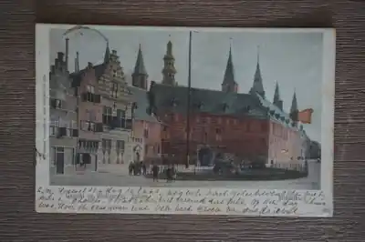 Middelburg Gezicht op Abdijtoren Balans Autentyczny