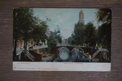 Utrecht Oude gracht Weesbrug Darmowa dostawa