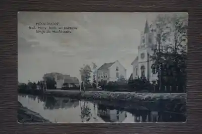 Hoofddorp Ned Herv kerk en pastorie langs de Hoofdvaart Zamów teraz