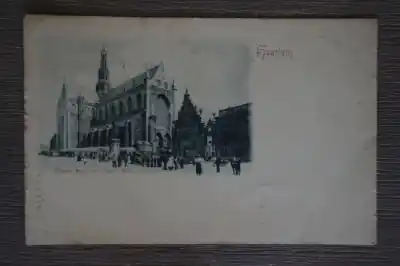 Haarlem Groote markt en Groote kerk Zwrot pieniędzy