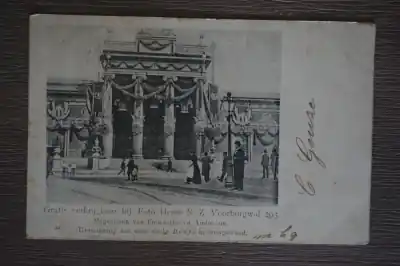 Amsterdam Herinnering aan onze oude beurs in feestgewaad Promocja