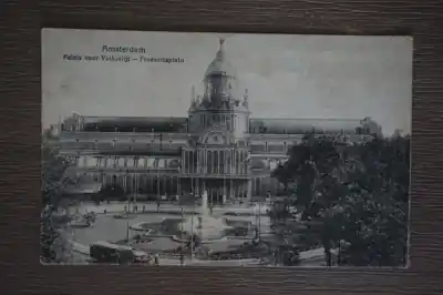 Autentyczny Amsterdam Paleis voor Volksvlijt Frederiksplein