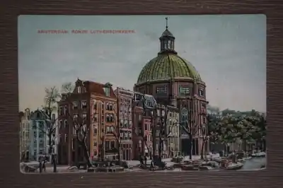 Amsterdam Ronde Lutherschekerk Autentyczny