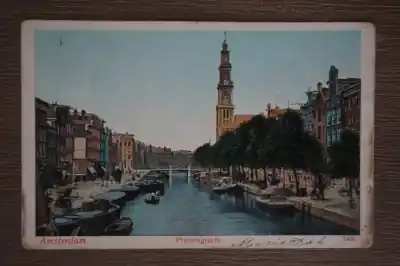 Amsterdam Prinsengracht Autentyczny