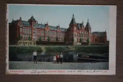 Oryginalny Amsterdam Centraal station