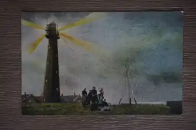 Premium Scheveningen Vuurtoren bij avond