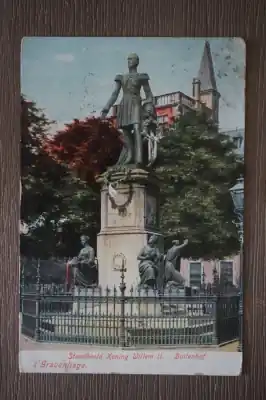 Den Haag Standbeeld Koning Willem II Buitenhof Popularny