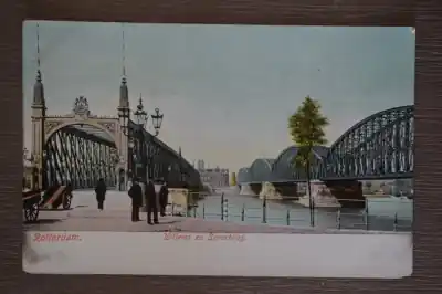 Autentyczny Rotterdam Willems en Spoorbrug
