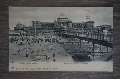 Scheveningen Gezicht op strand en Kurhaus Bezpieczna płatność