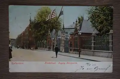 Rotterdam Kruisstraat ingang Diergaarde Ekspresowa dostawa