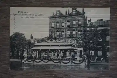 Rotterdam Versierd feestschip in de Schie 14 Mei 1909 Najlepsza cena