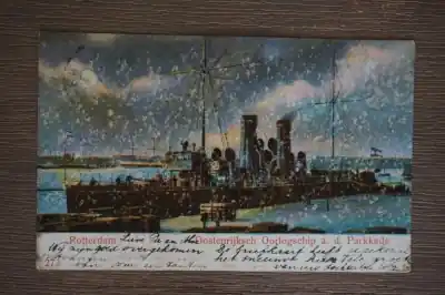 Ostatnia szansa Rotterdam Oostenrijksch oorlogschip aan de Parkkade