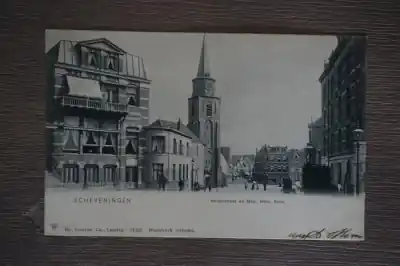 Scheveningen Keizerstraat en Ned Herv kerk Popularny