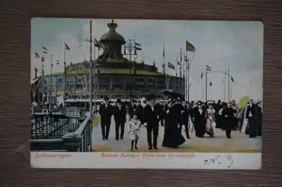 Scheveningen Rotonde Koningin Wilhelmina wandelhoofd Wysoka jakość