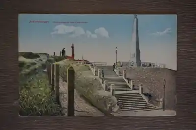 Scheveningen Gedenknaald met vuurtoren Bezpieczna płatność
