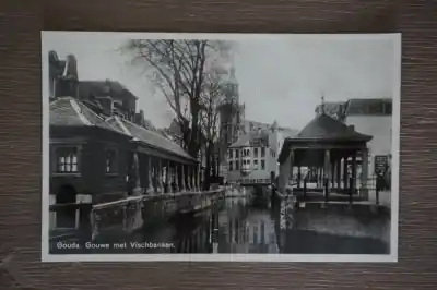 Gouda Gouwe met vischbanken Niska cena