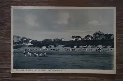 Oryginalny Noordwijk aan Zee Zuid boulevard met strand