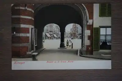 Nijmegen Gezicht op de groote markt Premium