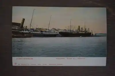 Amsterdam Handelskade Booten Mij Nederland Popularny