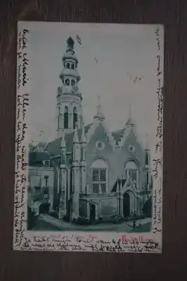 Middelburg Nieuwe kerk en Lange Jan Oryginalny