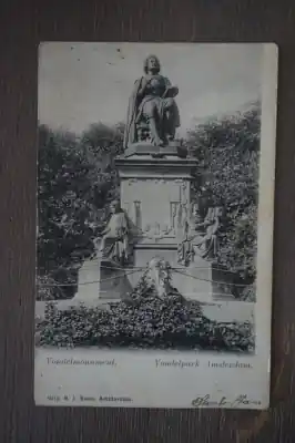 Amsterdam Vondelmonument Vondelpark Zamów teraz