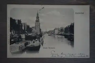 Amsterdam Oude Schans Autentyczny