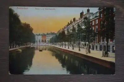 Amsterdam Bocht van de Heerengracht Autentyczny