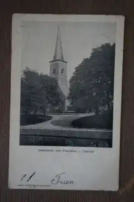 Utrecht Geertekerk met plantsoen Ekspresowa dostawa