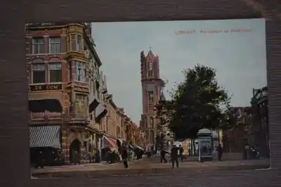 Utrecht Mariaplaats en Zadelstraat Autentyczny