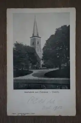 Kup teraz Utrecht Geertekerk met plantsoen