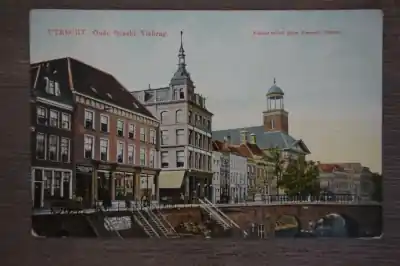Autentyczny Utrecht Oude gracht Viebrug