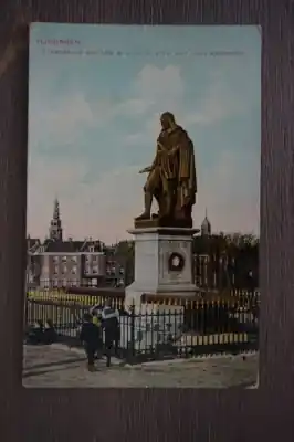 Wysoka jakość Vlissingen Standbeeld van Adm. M. A. De Ruijter met zijne kanonnen