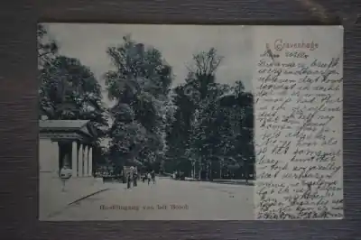 Den Haag Hoofdingang van het bosch Oryginalny