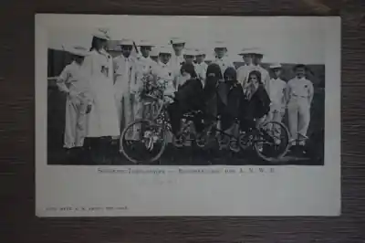 Promocja Ansichtkaart Souvenir inhuldiging bloemencorso Der A.N.W.B.