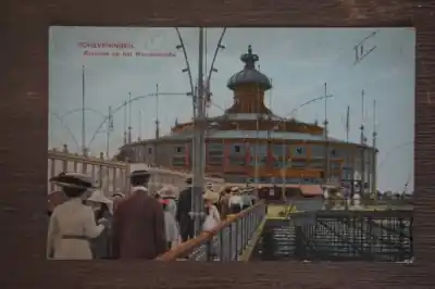 Autentyczny Scheveningen Rotonde op het Wandelhoofd