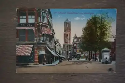 Utrecht Zadelstraat met Domtoren Oryginalny