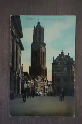 Utrecht Vischmarkt met stadhuis Zwrot pieniędzy