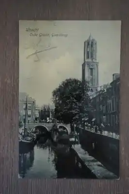 Utrecht Oude gracht Gaardbrug Oryginalny