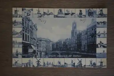 Zamów teraz Utrecht Oudegracht met stadhuis