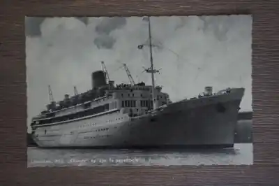 IJmuiden M.S. Oranje op zijn 1e proeftocht Oryginalny