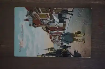 Scheveningen De omroeper in de Keizerstraat Zamów teraz